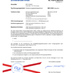 Einheiten Zertifikat BTV